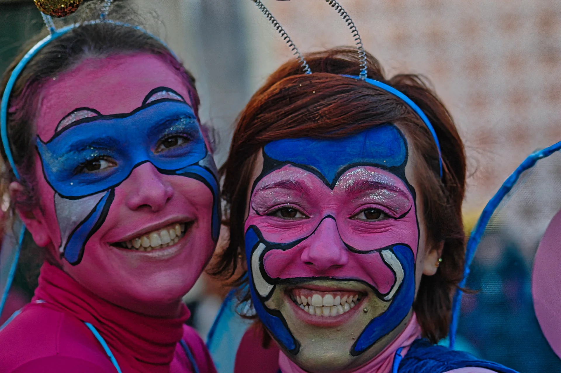 Costumed marchers in the Bordeira Carnival parade near Faro