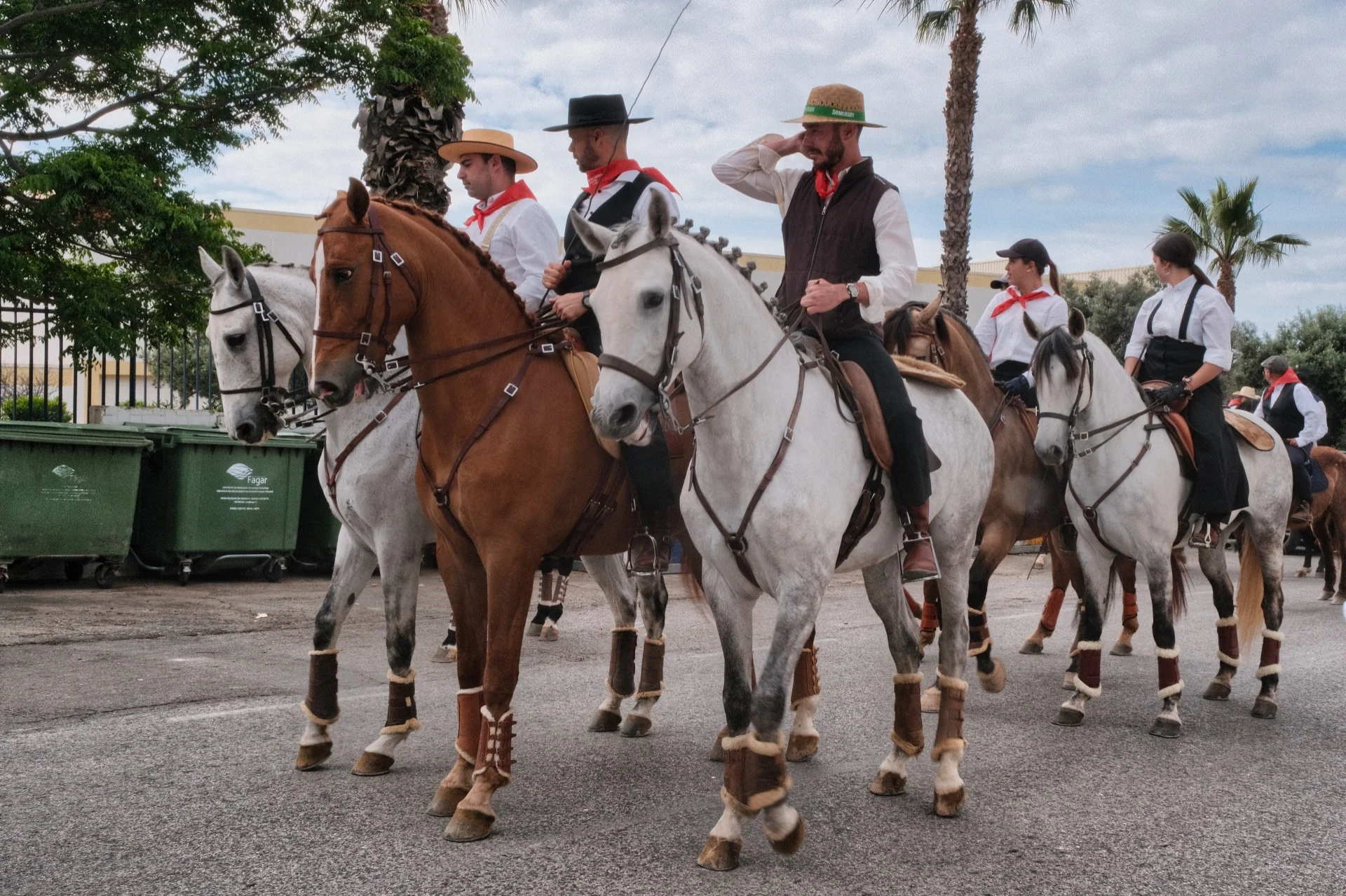 Riders in the parade