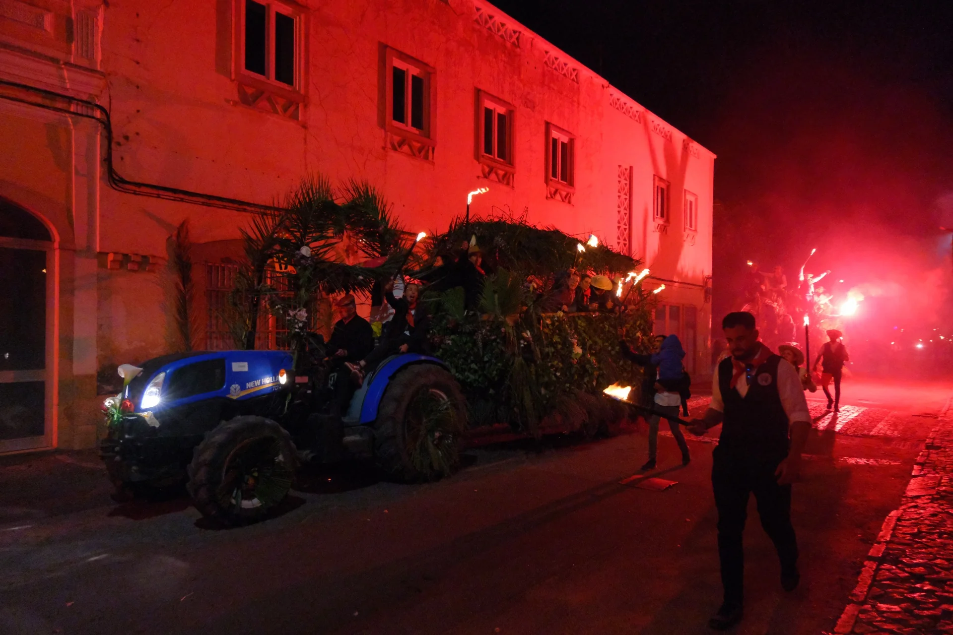 Festa da Pinha in the evening